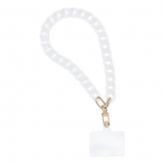 Muu OEM  PANAMA Phone lanyard, Phone pendant / cord length 40cm (20cm in the loop) / on wrist - white