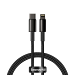 Kaabel Baseus Kabelis USB C - iP Lightning 1m PD 20W melns CATLWJ-01 (6953156232037)