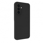 Tagakaaned Evelatus Samsung Galaxy A56 Premium Magnetic Soft Touch Silicone Case Black