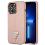 Tagakaaned Guess  Guess GUHCP14LPSATLP iPhone 14 Pro 6.1 "pink / pink hardcase SaffianoTriangle Logo