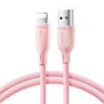 Kaabel Joyroom  Joyroom Multi-Color Series S-A34 USB-A / Lightning 3A cable 1m - pink