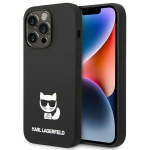 Tagakaaned Karl Lagerfeld  Karl Lagerfeld KLHCP14XSLCTBK iPhone 14 Pro Max 6.7 "hardcase black / black Silicone Choupette Body