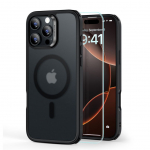 Muu telefoni lisavarustus ESR  ESR Classic Hybrid Halolock MagSafe Case Set + Tempered Glass for iPhone 16 Pro Max - Semi-Transparent with Black Frame
