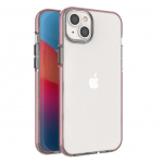 Tagakaaned Hurtel  Spring Case case for iPhone 14 Plus silicone case with a frame light pink