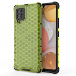 Tagakaaned Hurtel  Honeycomb Case armor cover with TPU Bumper for Samsung Galaxy A42 5G green