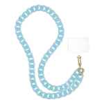 Muu OEM  PANAMA LONG Phone lanyard, Phone pendant / cord length 80cm (40cm in the loop) / on neck - blue