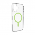 Tagakaaned Puro  Puro Lite Mag TPU+PC Case Compatible with MagSafe for iPhone 17 - Transparent with Green Ring