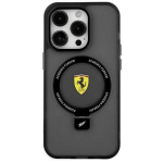Tagakaaned Ferrari  Ferrari Ring Stand 2023 Collection MagSafe Case for iPhone 15 Plus / 14 Plus - Black