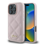 Muu telefoni lisavarustus Guess  Guess Quilted Metal Logo iPhone 16 Pro Case - Pink