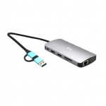 Arvutitarvikud I-TEC  I-TEC USB-C Metal Nano Dock 3xDisplay+PD