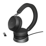 Juhtmevabad k&otilde;rvaklapid Jabra JABRA Evolve2 75 - Headset - mit Ladestation