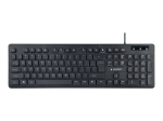 Arvuti klaviatuur Gembird KB-UML-02 "Rainbow" backlight multimedia keyboard, black, US layout