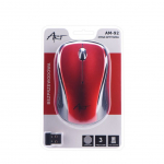 Muu arvutitarvik Art  ART wireless computer mouse 2400 dpi AM-92 red