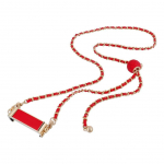 Muu OEM  Chain / Rope with holder GLAMOUR fit all models 80mm max width RED
