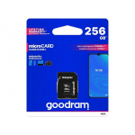 M&auml;lukaardid Goodram GOODRAM memory card microSD 256GB 100MB/s class 10 UHS I with adapter SD