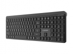 Arvuti klaviatuur Gembird KB-WPS-03-CYRL Dual-mode pro-business slim wireless keyboard, 2.4G+BT, Cyrillic layout |
