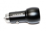 Autolaadijad Evelatus - Car Charger EC7DC01 BLACK 3.1A 2USB port with stainless steel escape tool Black
