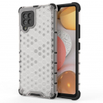 Tagakaaned Hurtel  Honeycomb Case armor cover with TPU Bumper for Samsung Galaxy A42 5G transparent