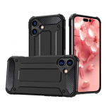 Tagakaaned Hurtel  Hybrid Armor iPhone 16 Case - Black