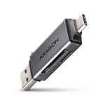 &Uuml;leminek Axagon  Mobile USB 3.2 Gen 1 MINI card reader with USB-C and USB-A connectors | CRE-DAC