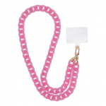 Muu OEM  PANAMA LONG Phone lanyard, Phone pendant / cord length 80cm (40cm in the loop) / on neck - pink