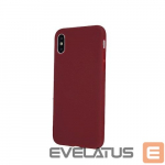 Tagakaaned iLike Samsung Galaxy A12/M12 Matt TPU Case Burgundy