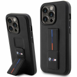 Muud kaubad BMW  BMW Grip Stand Hot Stamp iPhone 14 Pro Case - Black