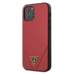Tagakaaned Guess  Guess GUHCP12LVSATMLRE iPhone 12 Pro Max 6.7" red/red hardcase Saffiano