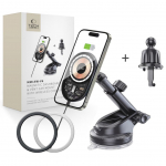 Muu telefoni lisavarustus Tech-Protect Tech-Protect MM15W-V6 15W Car Charger Holder with MagSafe for Dashboard and Air Vent - Black