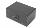 Server &ndash; muud tarvikud Digitus KVM Switch, 2-Port, Dual Display, 4K, DisplayPort | DS-12862