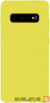 Tagakaaned Evelatus Samsung Galaxy S10 Nano Silicone Case Soft Touch TPU Yellow