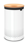 Muud v&auml;ikesed kodumasinad brabantia  BRABANTIA Laundry Bin veļas grozs  60l   Cork Lid - White 104404