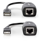 Kaabel iLike  USB 2.0 aktivais pagarinataja kabelis  A Male - A Female  50 m  Melns USB1.1