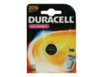 Aku asarto  Duracell Batterie Knopfzelle CR2016 3.0V Lithium        2St.