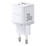 Muud kaubad Baseus  Baseus Palm 30W USB-C USB-A Wall Charger - White - OUTLET