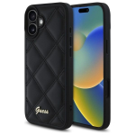Muu telefoni lisavarustus Guess  Guess Quilted Metal Logo iPhone 16 Plus Case - Black