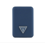 V&auml;line aku Guess uess PU Grained Triangle Logo MagSafe Powerbank 5000mAh Blue