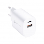 Adaptrid Forcell  Phone charger Forcell F-Energy USB C + USB A QC4.0 PD 3A 35W TFK-TC-35WPD white