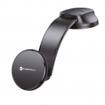 Puutepliiats Forcell Magnetic car phone holder compatible with Magsafe Forcell F-Grip MagFlex windshield / dashboard black