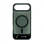 Tagakaaned Evelatus Apple iPhone 17 Air Rubber Coated MagSafe With Stand Case Black