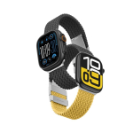 Nutikella- k&auml;ev&otilde;rude tarvikud AmazingThing  Set of 2 AmazingThing Blend Band for Apple Watch 45/46/49mm - Yellow-Black/Black