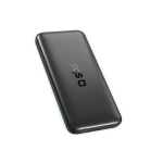 V&auml;line aku SBS  SBS Infinity Power Bank 10000mAh 10W LiFePo₄ USB-A USB-C - Black