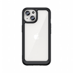 Tagakaaned Hurtel  Reinforced case with flexible frame for iPhone 15 Plus Outer Space - black