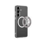 Tagakaaned AmazingThing  AmazingThing Minimal Mag Case with Magnetic Ring and Magnetic Ring for Samsung Galaxy S25+ - Transparent