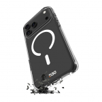 Tagakaaned Puro  Puro Impact Clear D3O TPU+PC Case Compatible with MagSafe for iPhone 17 Pro Max - Transparent