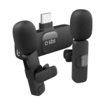 Muu arvutitarvik SBS  SBS Lavalier Microphones with USB-C Receiver 2 pcs - Black