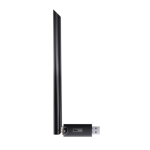 Muu arvutitarvik Baseus  Baseus BS-OH172 300Mb/s USB network card - black - OUTLET