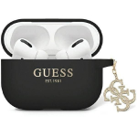 Tagakaaned Guess  Guess GUAP2LECG4K case for AirPods Pro 2 cover - black Liquid Silicone Glitter Triangle Charm