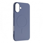 Tagakaaned Hurtel  Liquid Silicone Case MagSafe for iPhone 16 Pro - dark blue