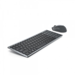 Arvuti klaviatuur Dell Keyboard and Mouse KM7120W Keyboard and Mouse Set, Wireless, Batteries included, US, Titan Gray